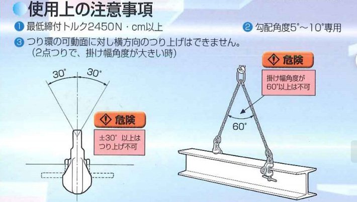 SBT型鷹牌螺旋式鎖緊吊夾具注意事項(xiàng)