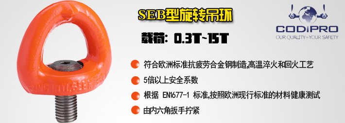 SEB型旋轉(zhuǎn)吊環(huán)