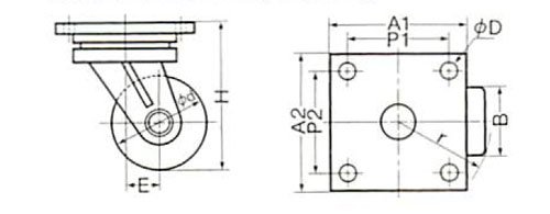 CF型TIRROLLER轉(zhuǎn)向搬運小坦克技術參數(shù)