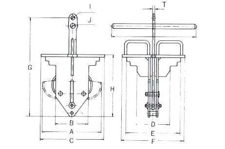 鷹牌支柱基礎塊起吊吊鉗技術參數