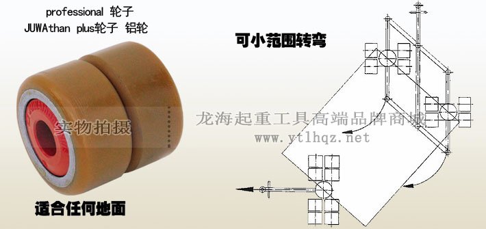 K型德國(guó)框架式搬運(yùn)小坦克輪子圖片