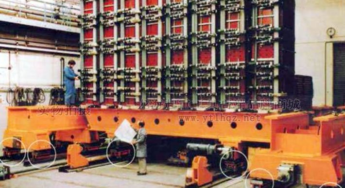 歐洲核子研究中心重物移位使用德國(guó)borkey滾輪