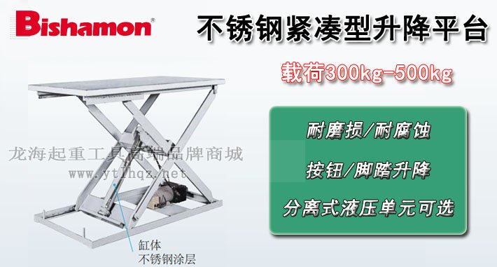 不銹鋼緊湊型升降平臺圖片