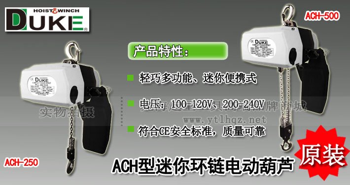 ACH型DUKE迷你電動(dòng)葫蘆圖片