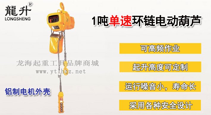 1噸單速環(huán)鏈電動(dòng)葫蘆圖片