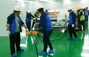 LHQD氣墊搬運車非常適合“精密設(shè)備儀器”搬運案例