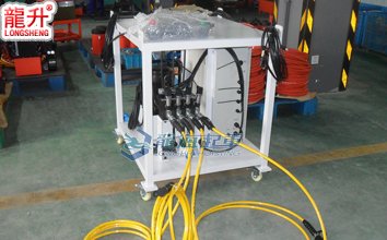 變壓器安裝定位用高精度同步頂升系統(tǒng)實物