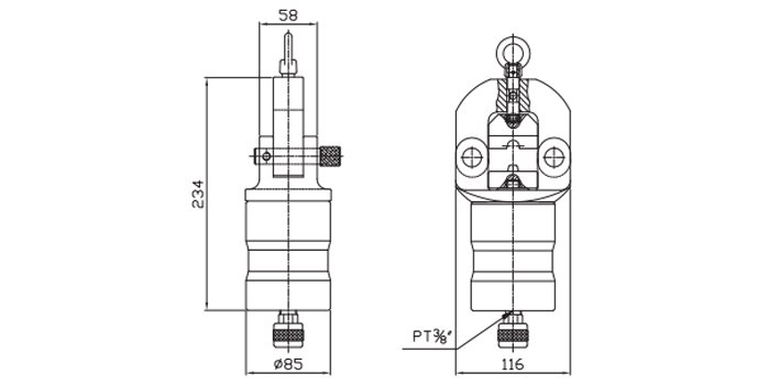 DTC接頭壓緊尺寸圖