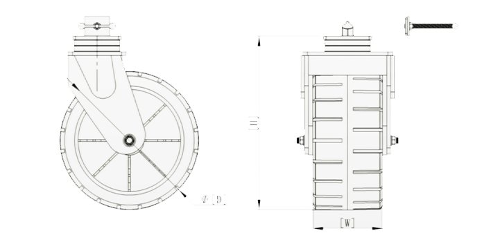 集裝箱搬運(yùn)輪尺寸圖1
