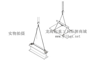 DL型鋼板吊鉤吊裝示意圖